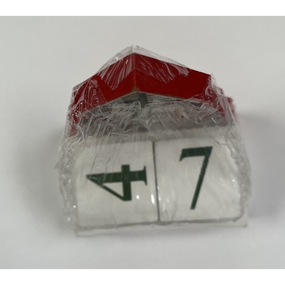Christmas Countdown Blocks Days Til Christmas 3 Piece Set Tree Tabletop Decor - Picture 2 of 5